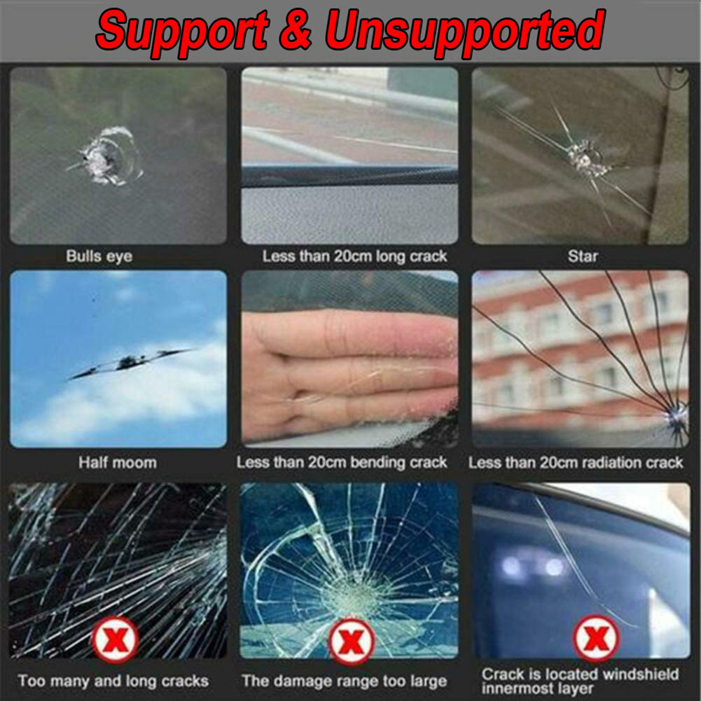 New DIY Windshield Cracked Tool Upgrade Glass Repair Fluid Auto Window Scratch Crack Restore Car Accessories