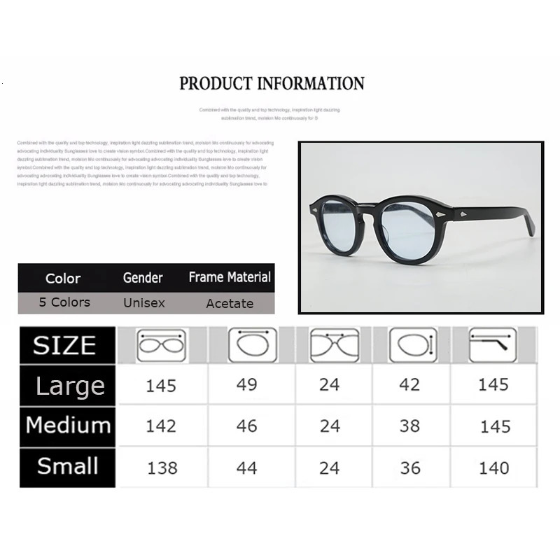 Johnny Depp Lemtosh style sunglasses for men with box and shell light blue retro sunglasses for men UV400 Oculos 241030