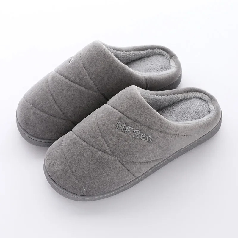 Large size womens home slider for winter warm fur soft plush slider without slider couple bedroom slider indoor casual shoes 241031