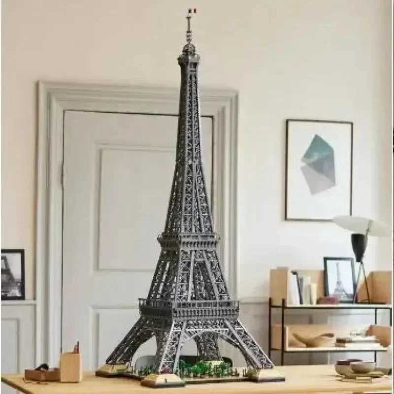 Blocks Blocks Blocks 10001 Eiffel Tower building blocks 15M compatible with 10307 high model building blocks Paris birthday childrens gift toys archi 
