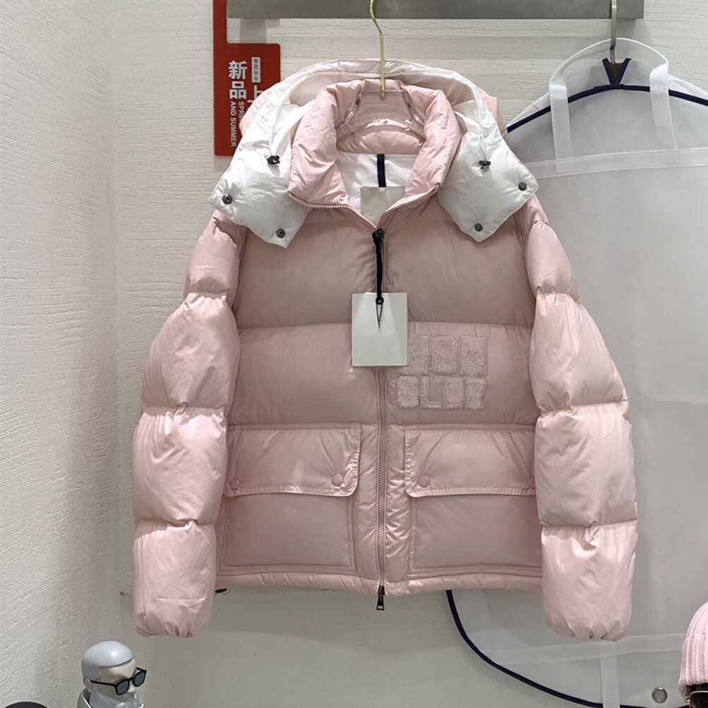 Women down jackets Fur collar coat Down filling colorful coats Ladies jackets Waist retraction coat Top Quality Girly Pink Winter coat Warm Outwear Thicken jacket 38