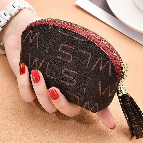New designer women's small wallet mini Korean coin cute card bag key bag