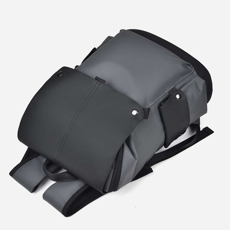 Men PU Leather Bagpack Large Laptop Backpac Male Schoolbag For Teenagers Boys Business Bags