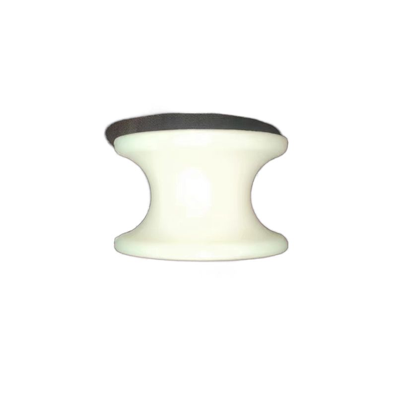 Customized nylon pulley with single axis gray wheel fastening wear-resistant wheel universal wheel