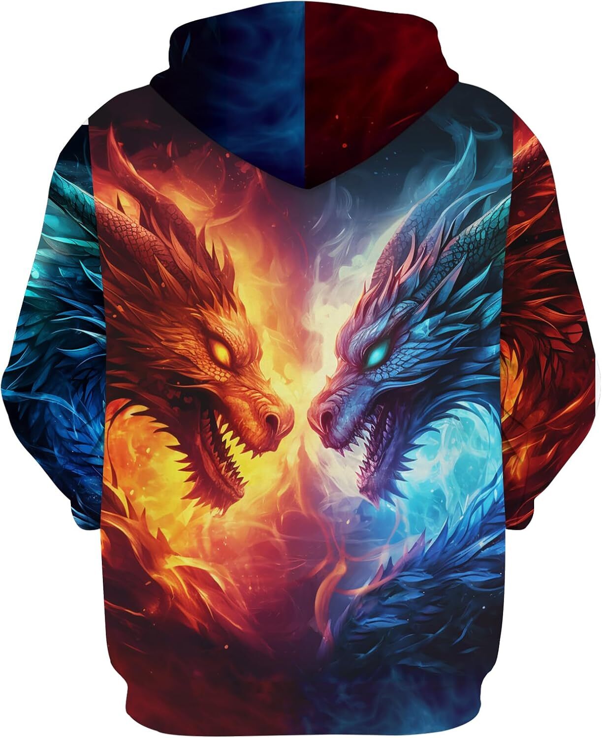 Hoodie for Mens Womens Unisex New Mens Novelty Hoodies Cool Animal Print Graphic Hoody Pullover Hooded Sweatshirts Graphic Warm Hip Hop