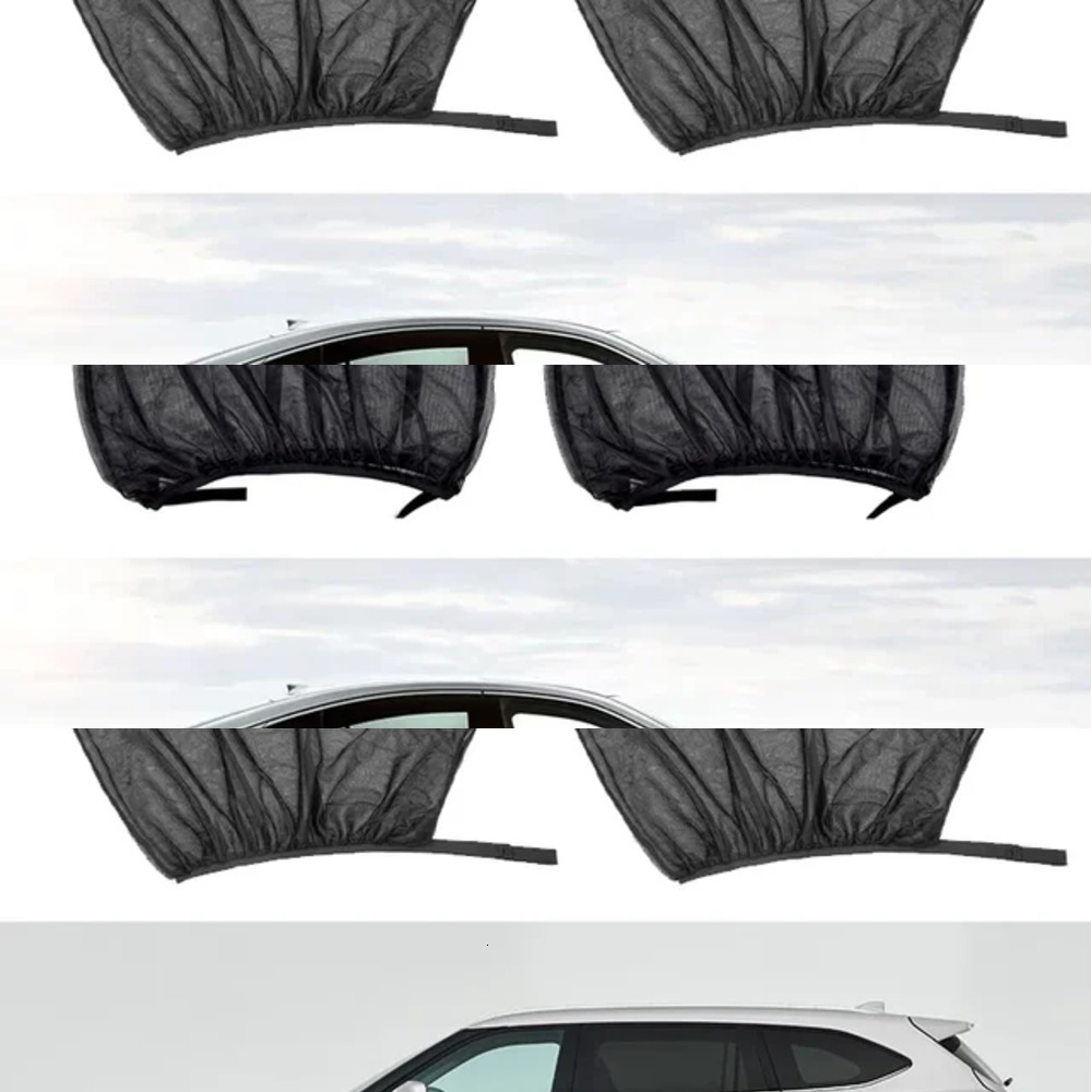 New NEW 2Pcs Car Shade Styg Accessories Auto UV Protect Curtain Side Sunshade Mesh Sun Visor Protection Window Films