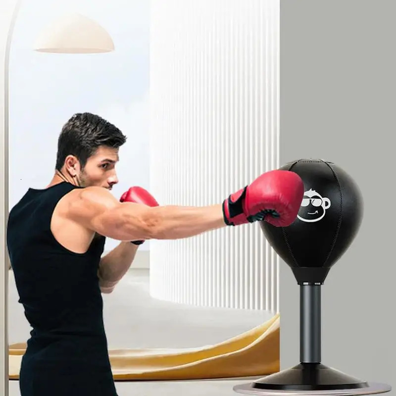 Punching Bag Desktop Punching Bag Stress Buster With Suction Cup Desk Table Boxing Punch Ball Suction Cup Reduce Tension Toys 241031