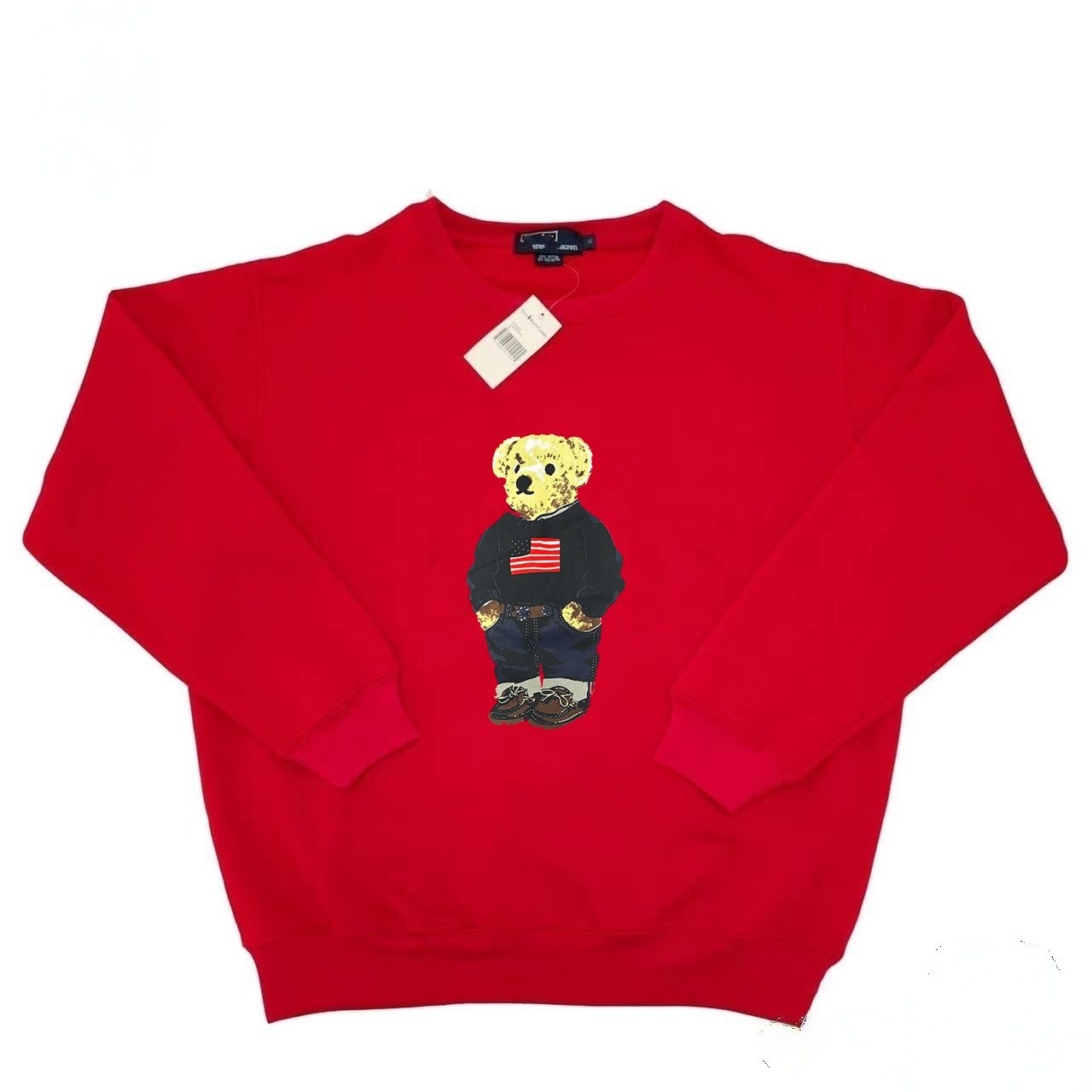 Bearskin Hoodie Warm Blue Cotton Mens Teddy Bear Apparel Hoodie with Lovable Print SXXL L2510184YHW