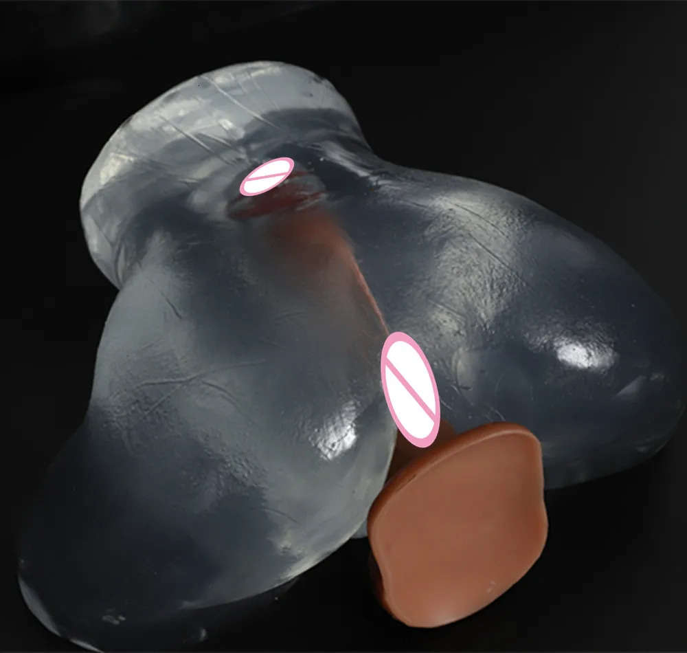 masturbator Visible Vagina Channel Sex Ass for Men Transparent Butt Masturbation Doll Men Artificial Vagina Pocket Pussy Buttocks Adult Sex
