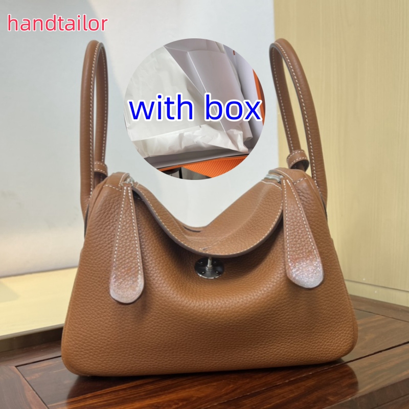 10A Retro Mirror Quality Designer bag Tote Women's Brown crossbody Bag 19cm 26cm 30cm 34cm Real cowhide hand sewn top quality solid color handbag with box