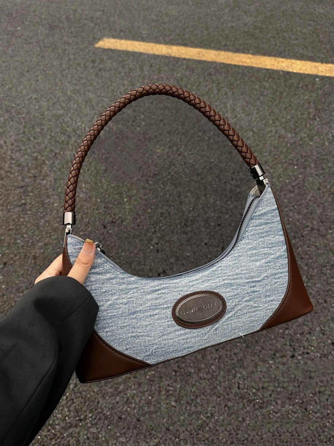 bags Chain Bag plaid flap shouder handbag gold chain leather double letter solid color buckle square stripe lady messenger