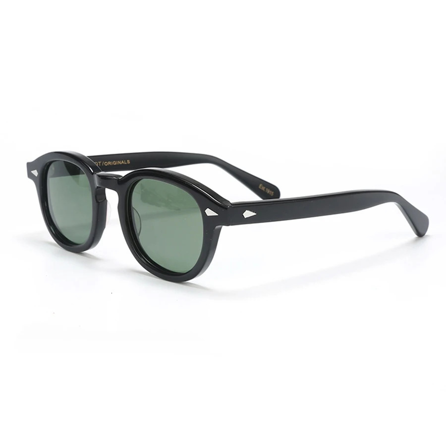 Johnny Depp Lemtosh style sunglasses for men with box and shell light blue retro sunglasses for men UV400 Oculos 241030
