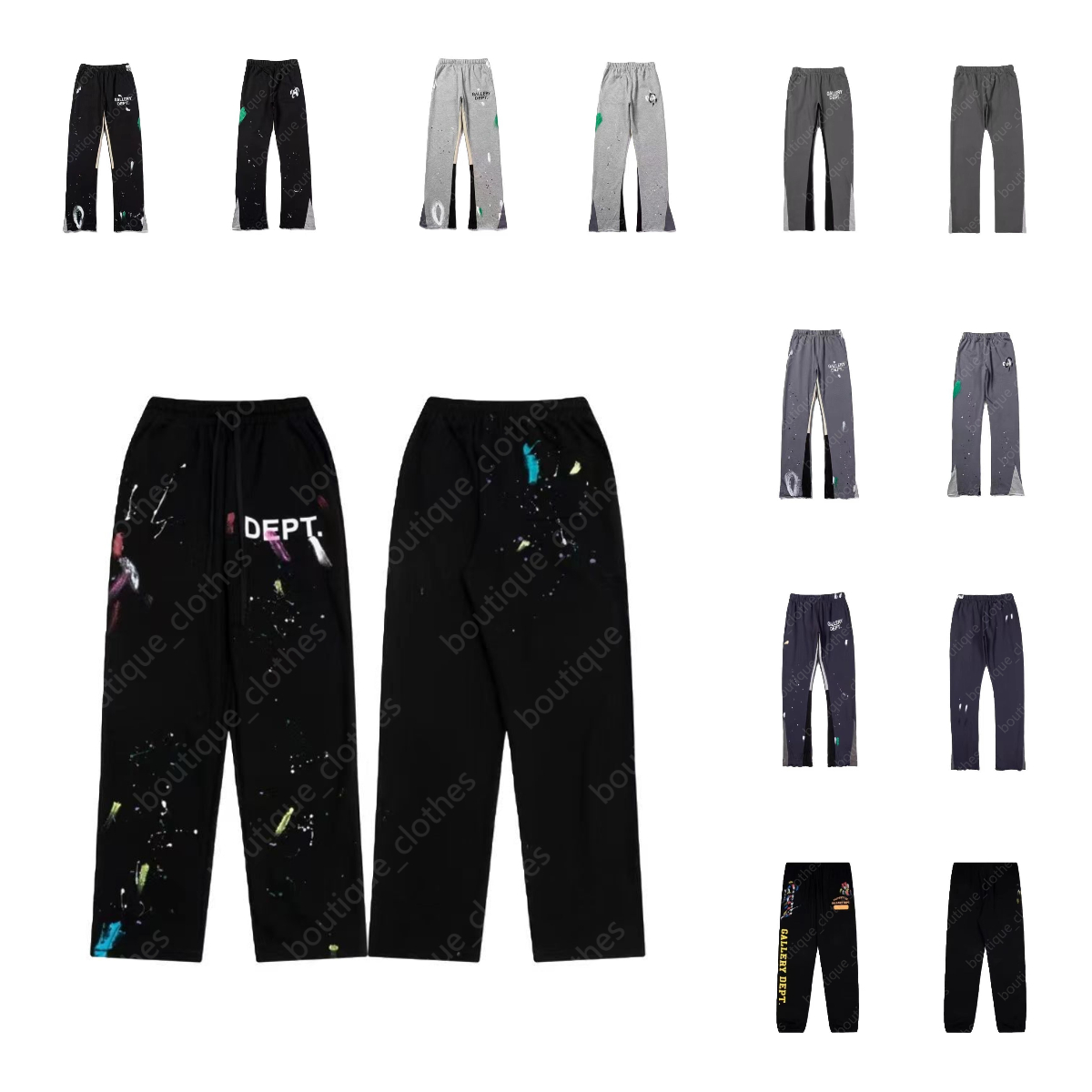 sweatpants pants tech fleece designer pants joggers men sweat pants mens pants Pure cotton loose long hip-hop spring and autumn daily wear pants couple model