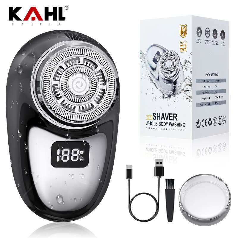 Wholesale Men's Mini Electric Full Body Waterproof USB Rechargeable Portable Wet/Dry Shaver Beards Face Car