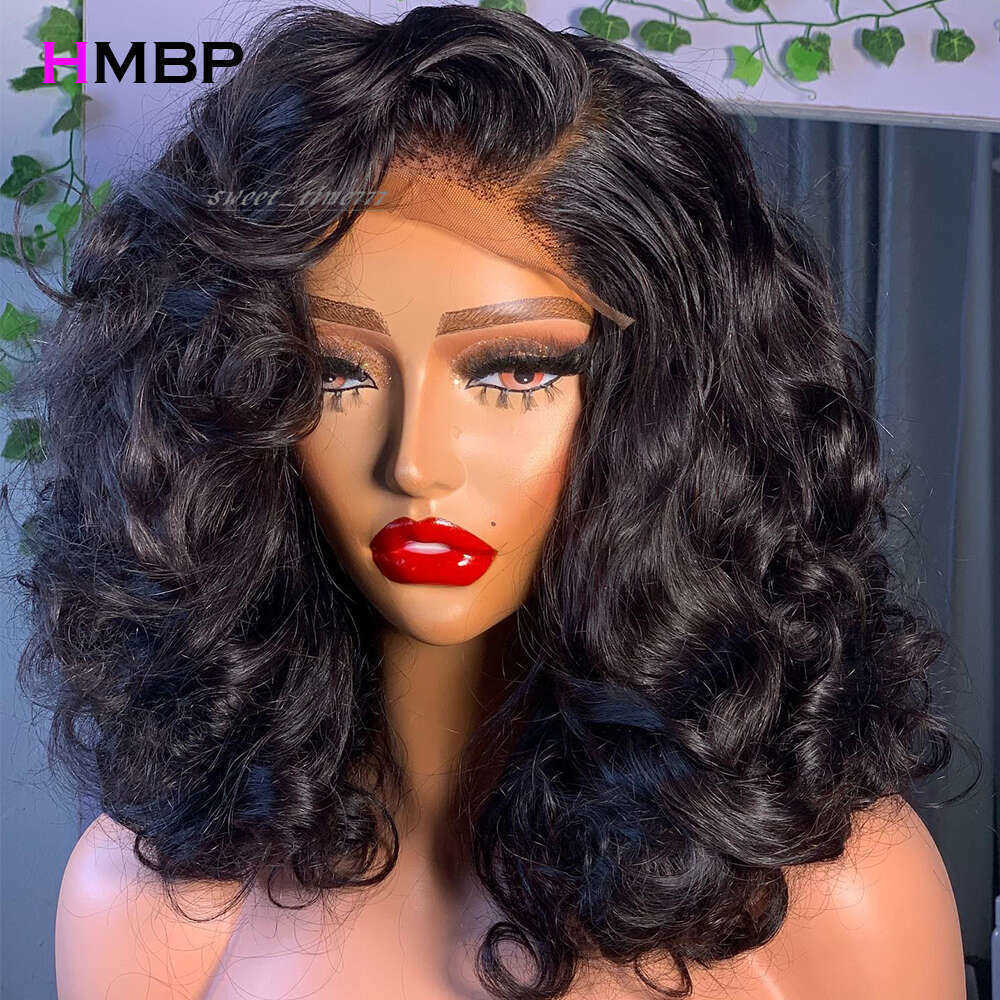 30 32 Inch Double Drawn Glueless Pre Plucked 13X6 Hd Frontal Wig Transparent Lace Human Hair Wigs For Women