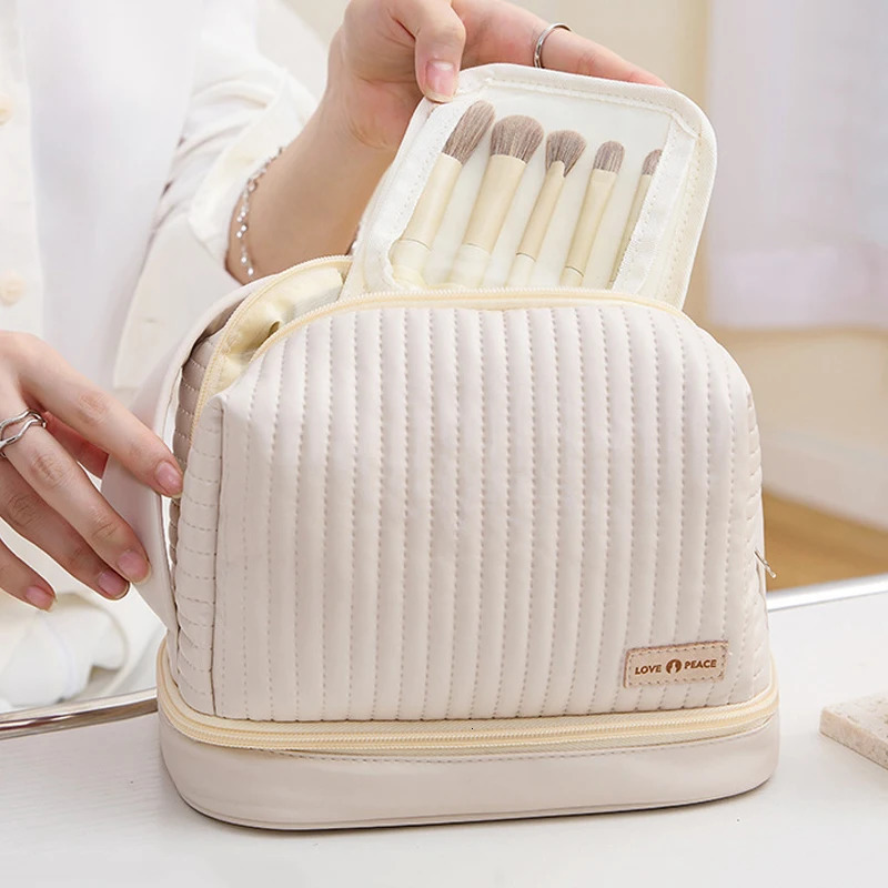 Womens travel makeup bag waterproof bathroom wash bag makeup box storage bag toilet organizer portable womens makeup bag 241031