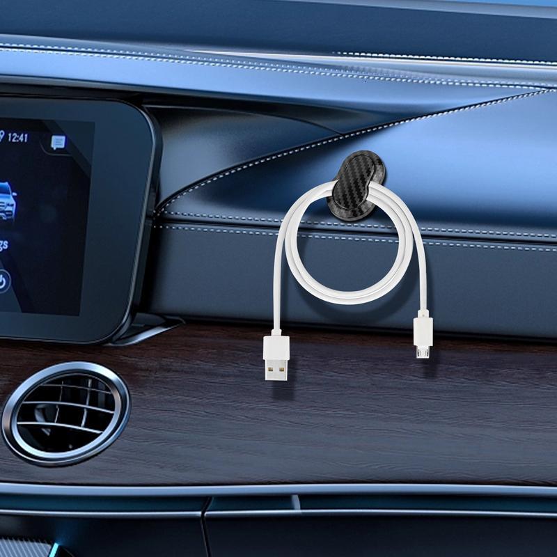New Holder Hanger Invisible Car Purse Hook Adhesive Hoo Charging Cable Small Storage Organizer Bag
