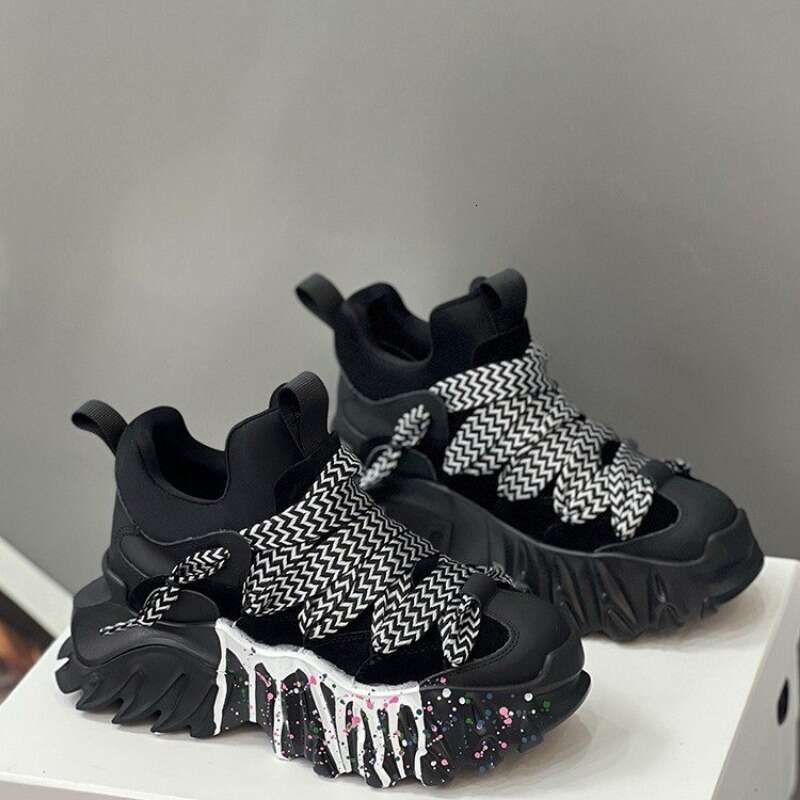 Women Breathable Tennis Female Vulcanized 2022 Autumn Platform Mesh Spring Chunky Sneakers Sports Dad Shoes Woman