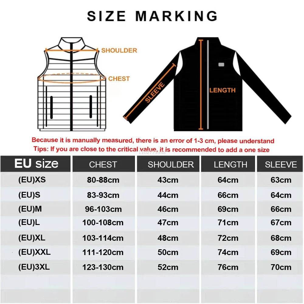 Self Heated Jacket Men Women 2-21 Areas Heated Down Jacket Winter USB Heated Clothes Hiking Camping Ski Thermal Coat Washed 241031