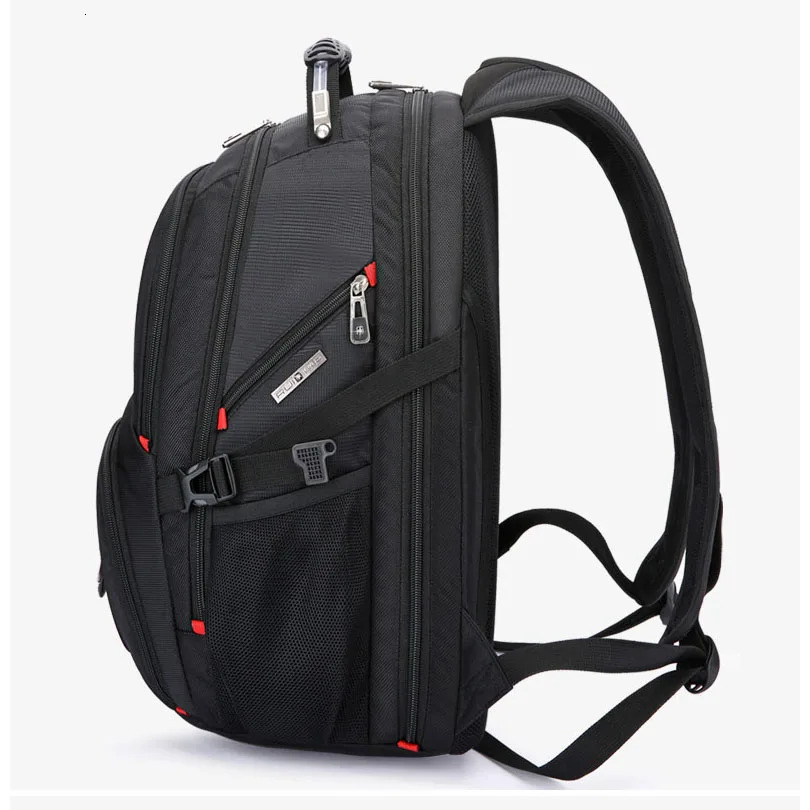 SwissMultifunctional bags Durable 17 Inch Laptop Backpack Travel BagCollege BookbagUSB Charging PortWater Resistant 241029