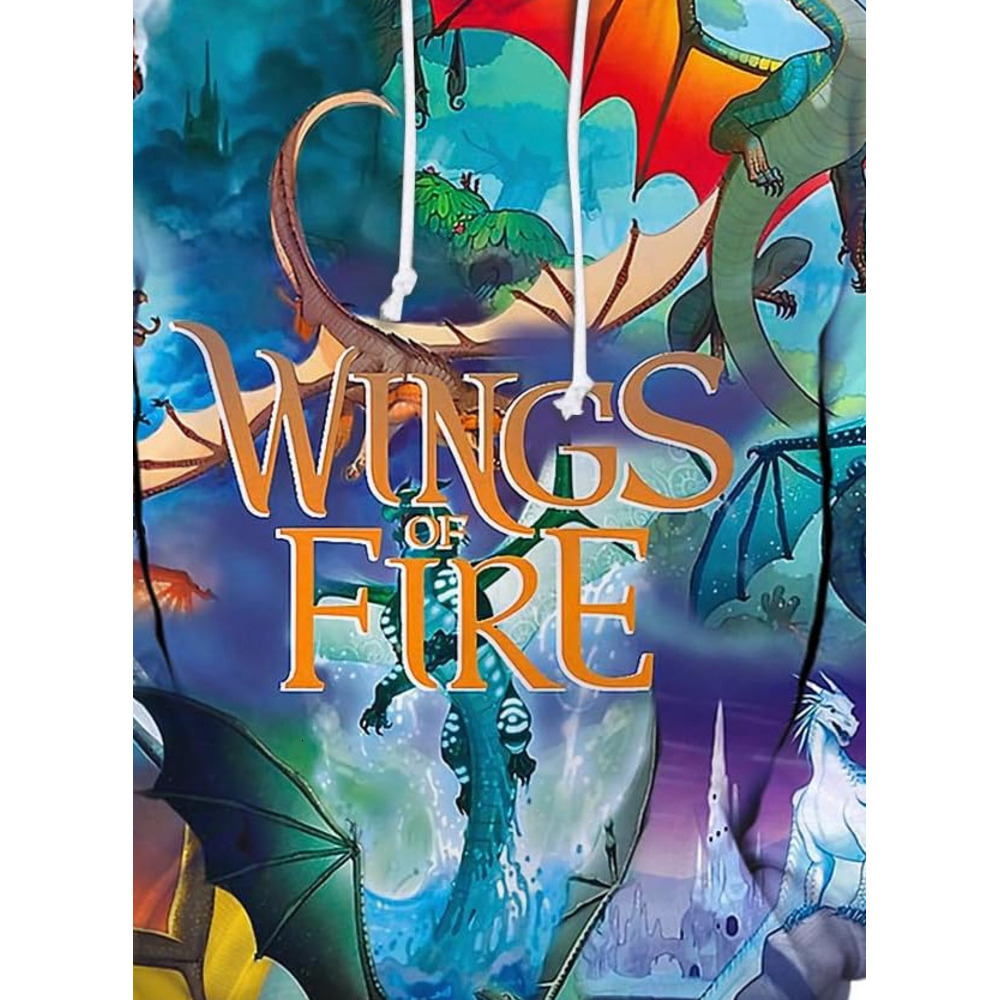 Hoodie for Mens Womens Wings-of-Fire Dragon Hoodie Unisex 3D Novelty Hoodies Graphic Hoodies Pullover Sweatshirts for Men Women Teen Graphic cool