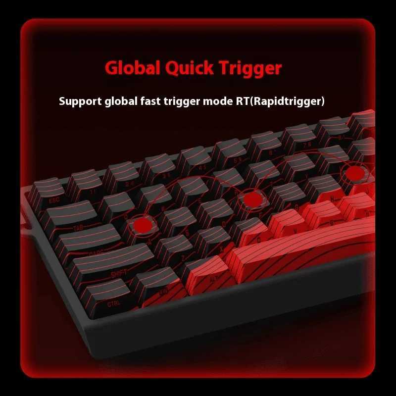 New MADLIONS MAD60 MAD68 series Magnetic Switch Mechanical Keyboard Customized E-sport 0.04RT 8K Polling Rate 0.125ms LatencyLX241031