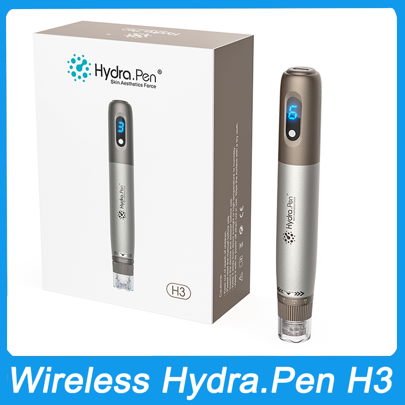 Home Use Wireless Hydra.Pen H3 Professional Micro Needling Derma Pen Mesotherapy Hydra Dr Dermapen Face Skin Care With Cartridge 12Pins MTS Tools Hair