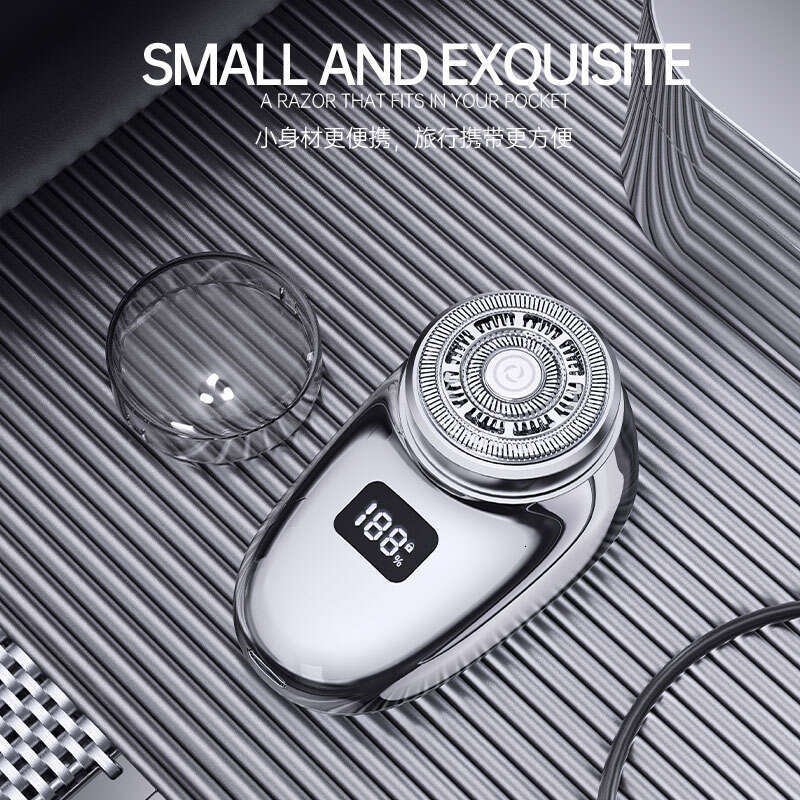 Wholesale Men's Mini Electric Full Body Waterproof USB Rechargeable Portable Wet/Dry Shaver Beards Face Car