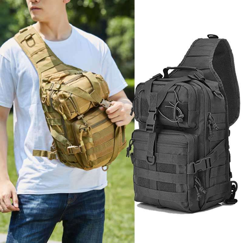 Men's Backpack Tactical Assault Crossbody Sg Waterproof Rucack Bag Outdoor Hiking Camping Pack Man Shoulder Bags