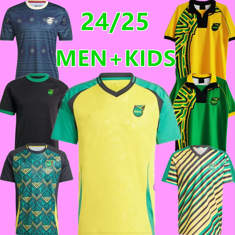 2024 2025 1998 Retro Jamaica Home Away Antonio Nicholson Soccer Jersey Morrison Bailey Lowe Bell Brown 23 24 25 Men Kids Football Shirts 888