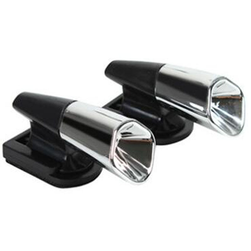 New 2Pcs Car Alarm Animal Deer Snake Dog Collision Ultrasonic Repeller Wind Power Unique Frequency Deterrent For Motorcycle