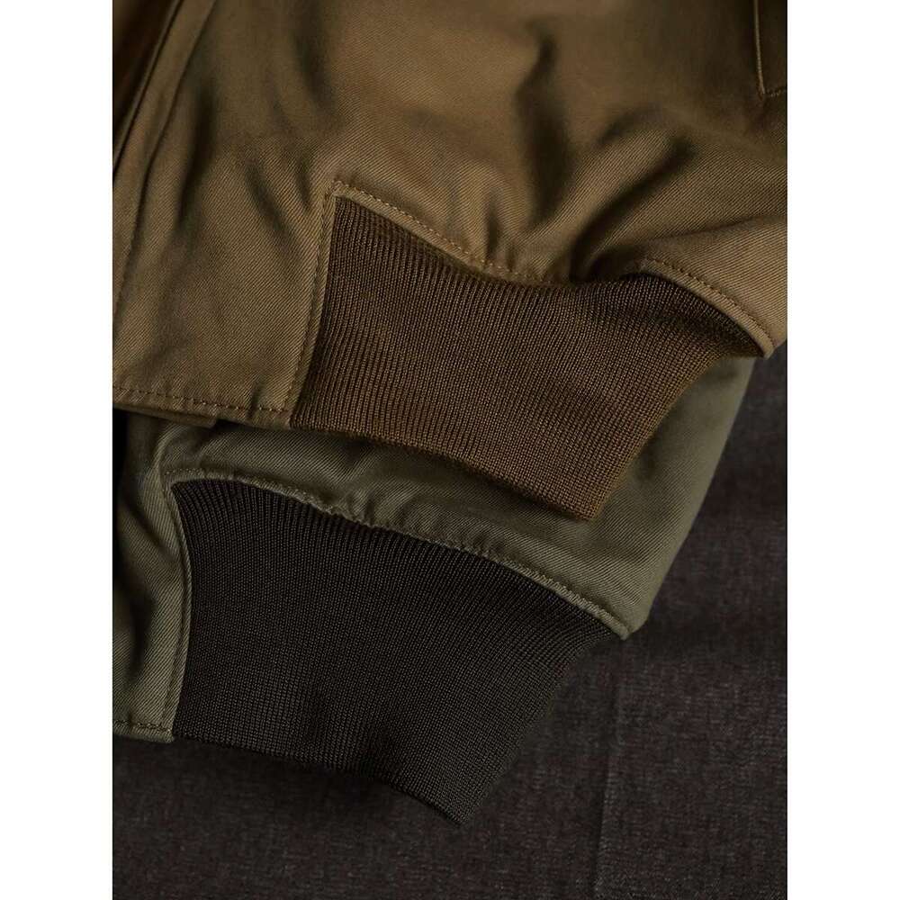BOB DONG WWII Tanker Jacket Plain Edition Vintage Men's Wool Ed Military Outerwear