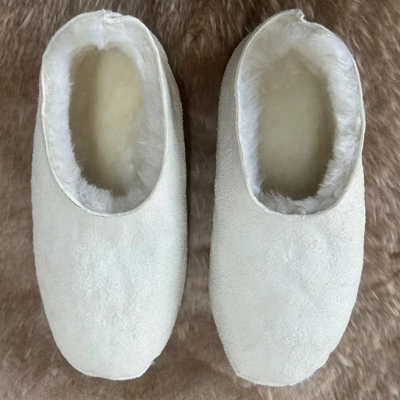 Sheepskin Soc,Plush Extra Thick Or Soc,Fur Integrated Cold And Moisture-Proof Wool Snow Shoes For Both Men&Women At Home
