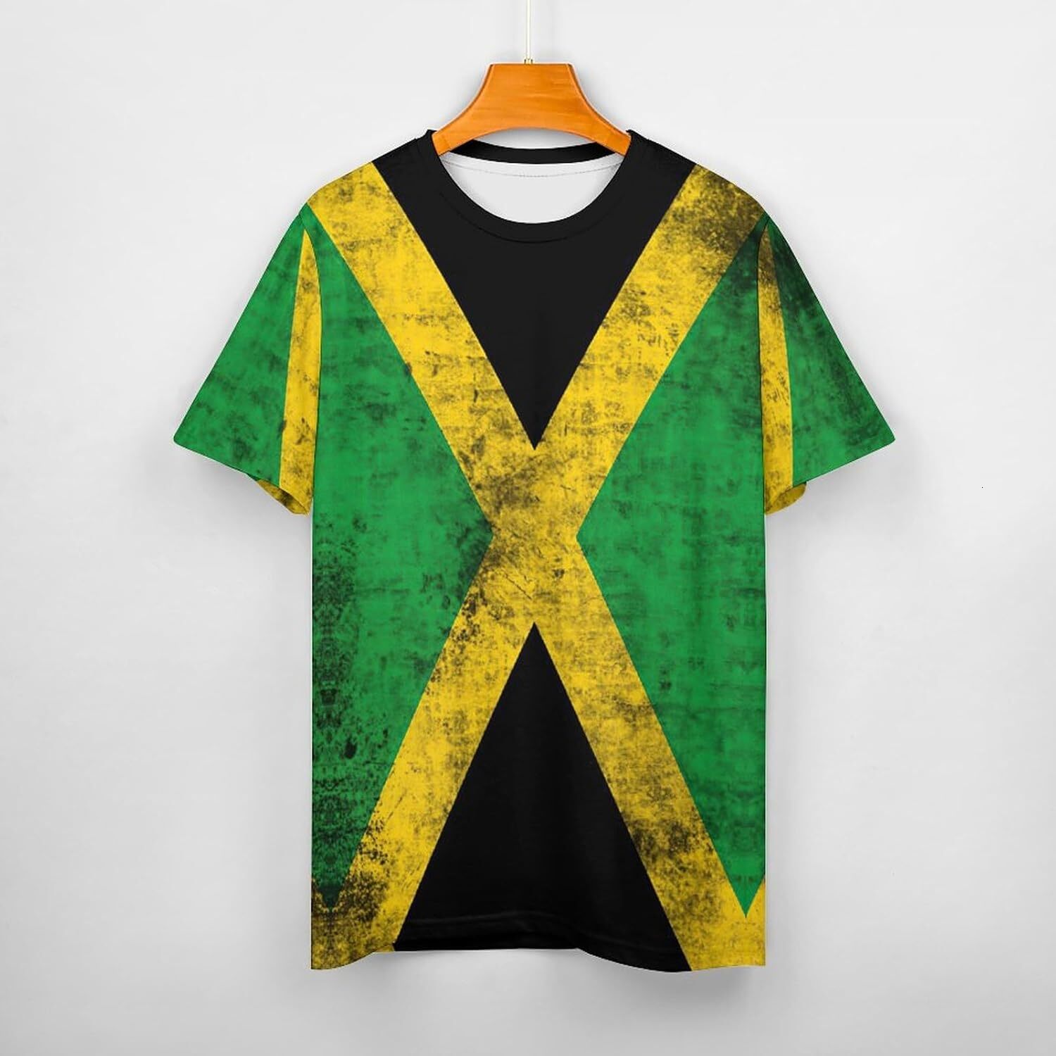 Mens T shirt Jamaica Flag Cotton T-Shirt 3D Printed Casual Shirt Men's Crew Neck T-Shirt tee Casual tops summer clothes