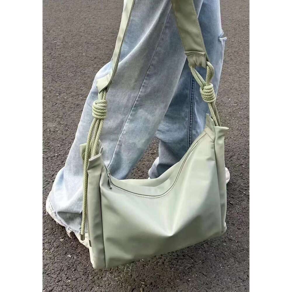 2024 New Korean Niche Design Summer Waterproof Shoulder Crossbody Large Capacity Tote Bag