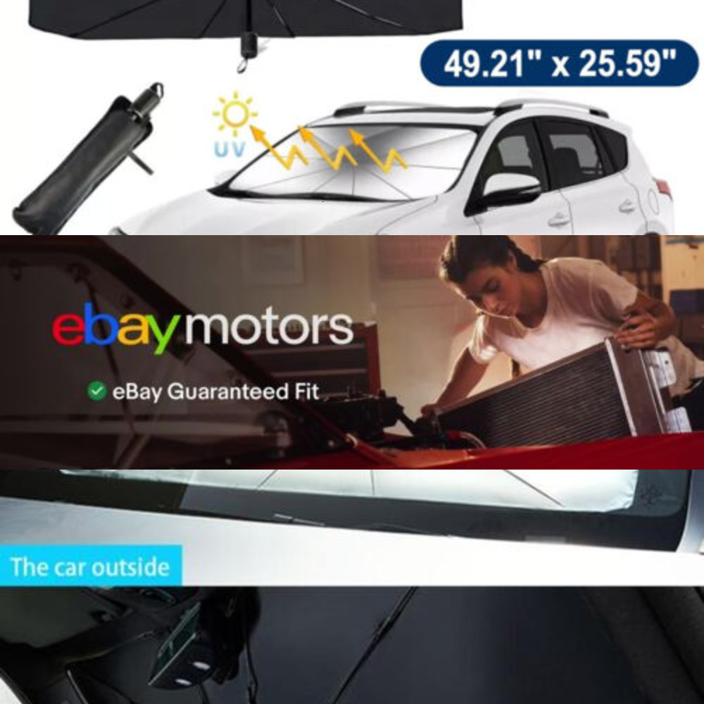 New Car Windshield Sunshade Cover Umbrella Foldable Front Window Visor Sun Shade USA