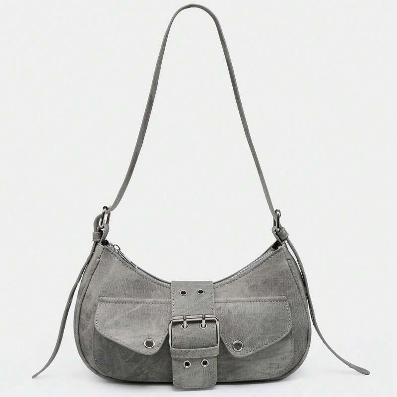 Underarm Female 2024 New High-Grade Commuter Retro Hand Bill Of Lading Shoulder Motorcycle Bag