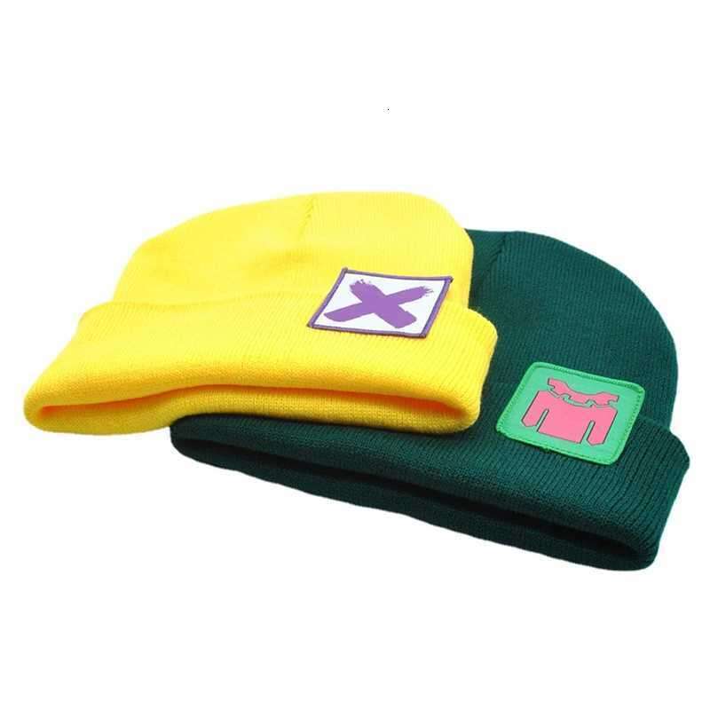 VALORANT Killjoy Role Playing Costume Knitted Winter Warm Yellow Green Bean Hip Hop Hat Neutral Props Accessories Gift