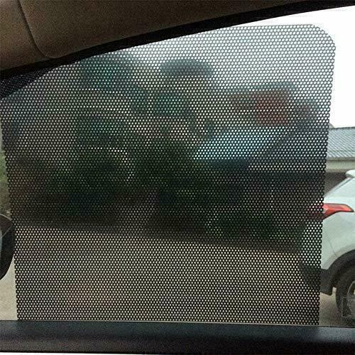 New 2Pcs Car Side Rear Window Screen Mesh Sun Shade Cover Windshield Sunshade Visor