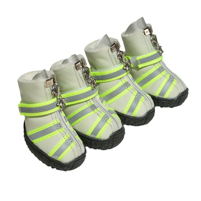 Winter Teddy, Autumn and Winter Warm Pet Shoes, French Dou, English Dou, Small and Medium Sized Waterproof Snow Dog Shoes Wholesale