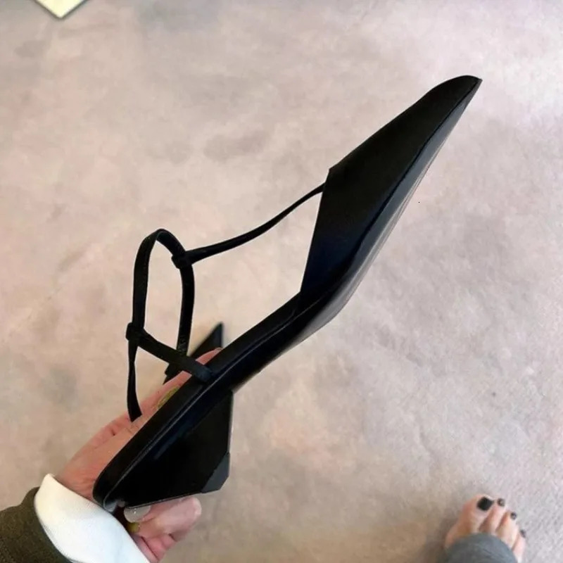 Shoes for Women Sexy Pointed Toe Womens Sandals Comfortable Low Heel Trendy Sandal Simple Versatile Large Size Pumps 241031