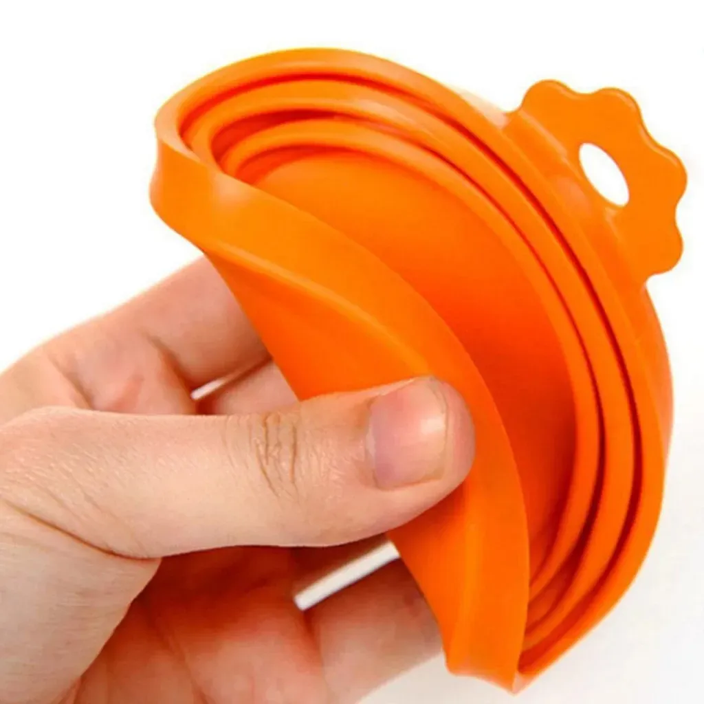 NEW Portable Silicone Cat Canned Lid 2-In-1Food Sealer Spoon Pet Food Cover Storage Fresh-Keeping Lids Bowl Dog Accessories