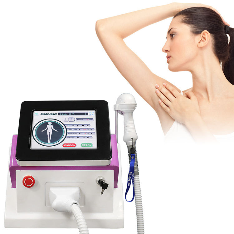 Portable OEM Permanent Hair Removal Depilation Diode Laser Intense Pulsed Light 3 Wavelengths Home Clinic Use Instrument