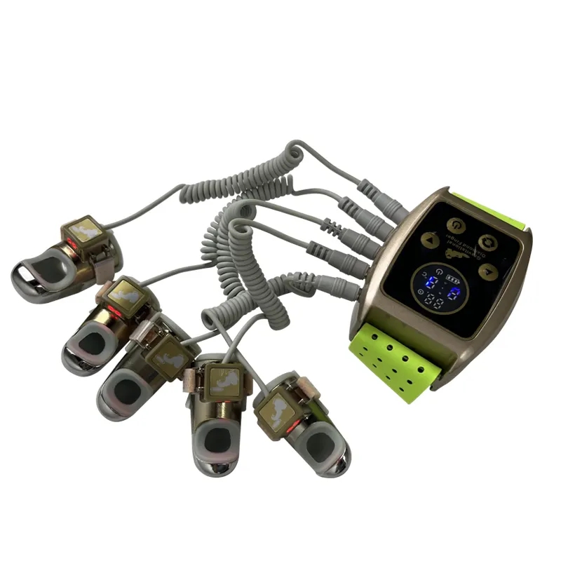 Body Face Lifting Pressure EMS Infrared Therapy Golden RF EMS Gravitational Diamond Finger Beauty Machine Radio Frequency Microcurrent Golden Finger