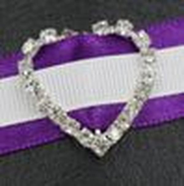 29mm Heart Rhinestone Buckles 17mm Bar 50pcslot Invitation Ribbon Slider Wedding Decorations Weddings Events6606788 ZZ
