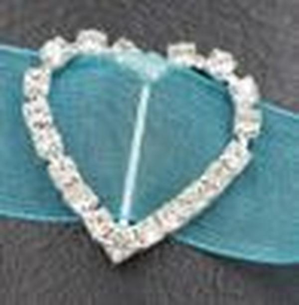 29mm Heart Rhinestone Buckles 17mm Bar 50pcslot Invitation Ribbon Slider Wedding Decorations Weddings Events6606788 ZZ