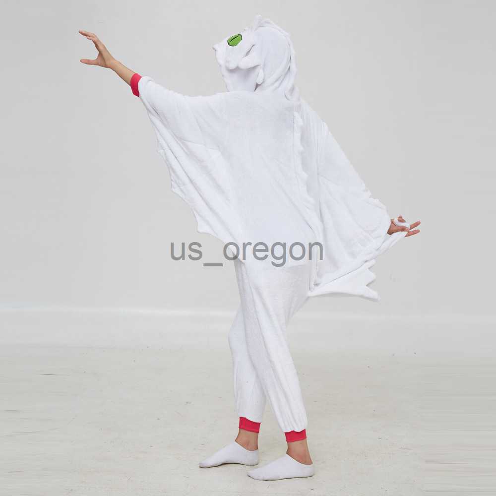 home clothing Kigurumi Anime Women How to Train Your Dragon Toothless Cosplay Jumpsuit Pajamas Dragon Kids Animal Carnival Cosplay Clothing x0902