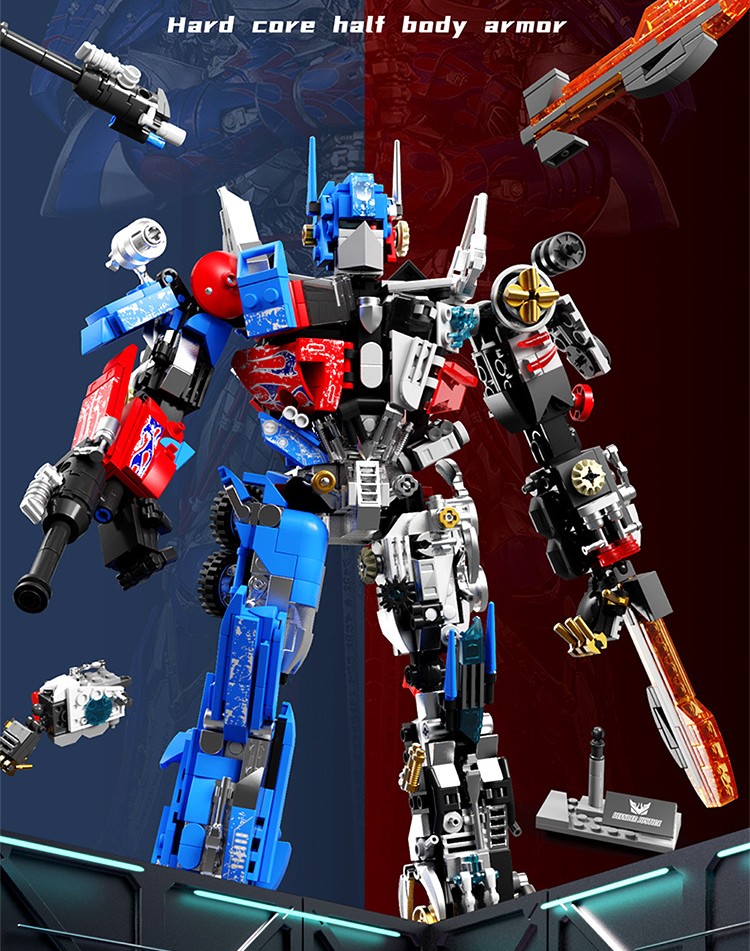 Transformer Devastator Tianji Armor Bumblebee Battle Armor Transformers Spielzeug Jouets Robot Nbk Oversize Devastator Excavator Trucks Build Blo