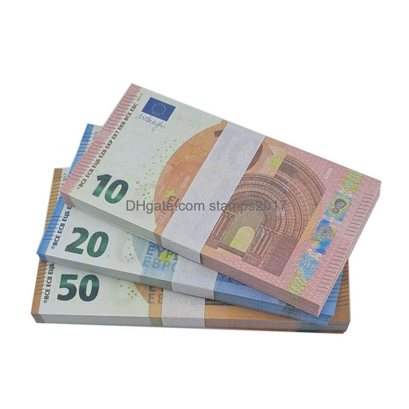 Fake Banknotes Prop Money for Parties Gifts, Play Collection (Dhvl), Euro Copy dh910320090