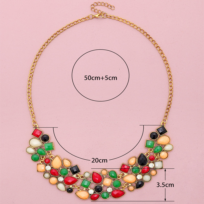 Pendant Necklaces ZOSHI Bohemia Ethnic Necklace Pendants Multi Layer Beads Jewelry Vintage Statement Long Women Handmade Acrylic 230831